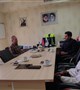 هم‌اندیشی رئیس حوزه ریاست دانشگاه علوم پزشکی بم با رئیس اورژانس برای حمایت از نیروهای عملیاتی