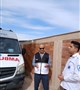 بازدید سرزده ریاست اورژانس بم از پایگاه چهار شهری